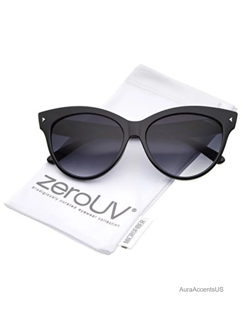 Oversize Vintage Mod Cat Eye Sunglasses Full Frame UV Protection